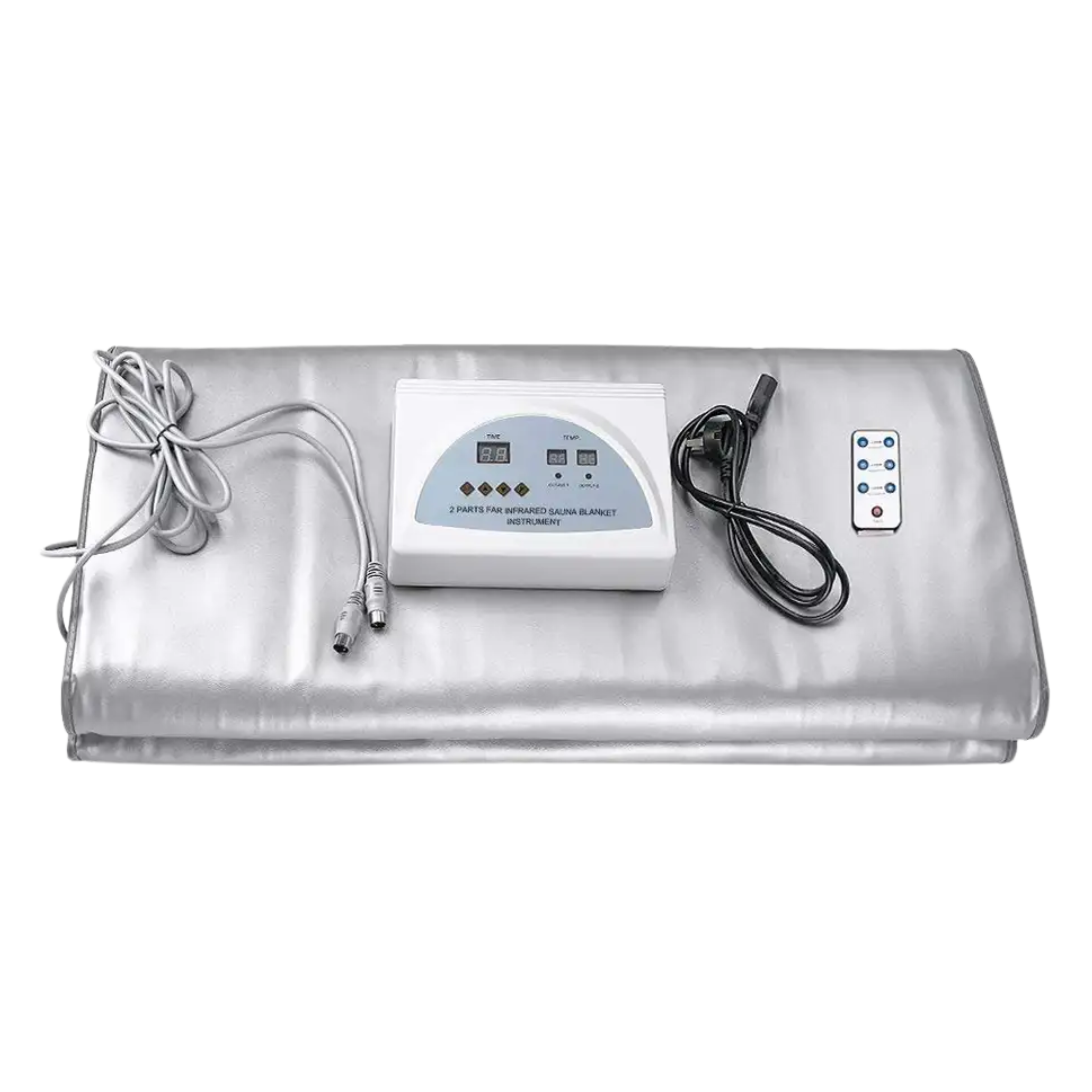 Portable Far Infrared Sauna Blanket Heater Slimming Weight Loss Detox Spa 50bags